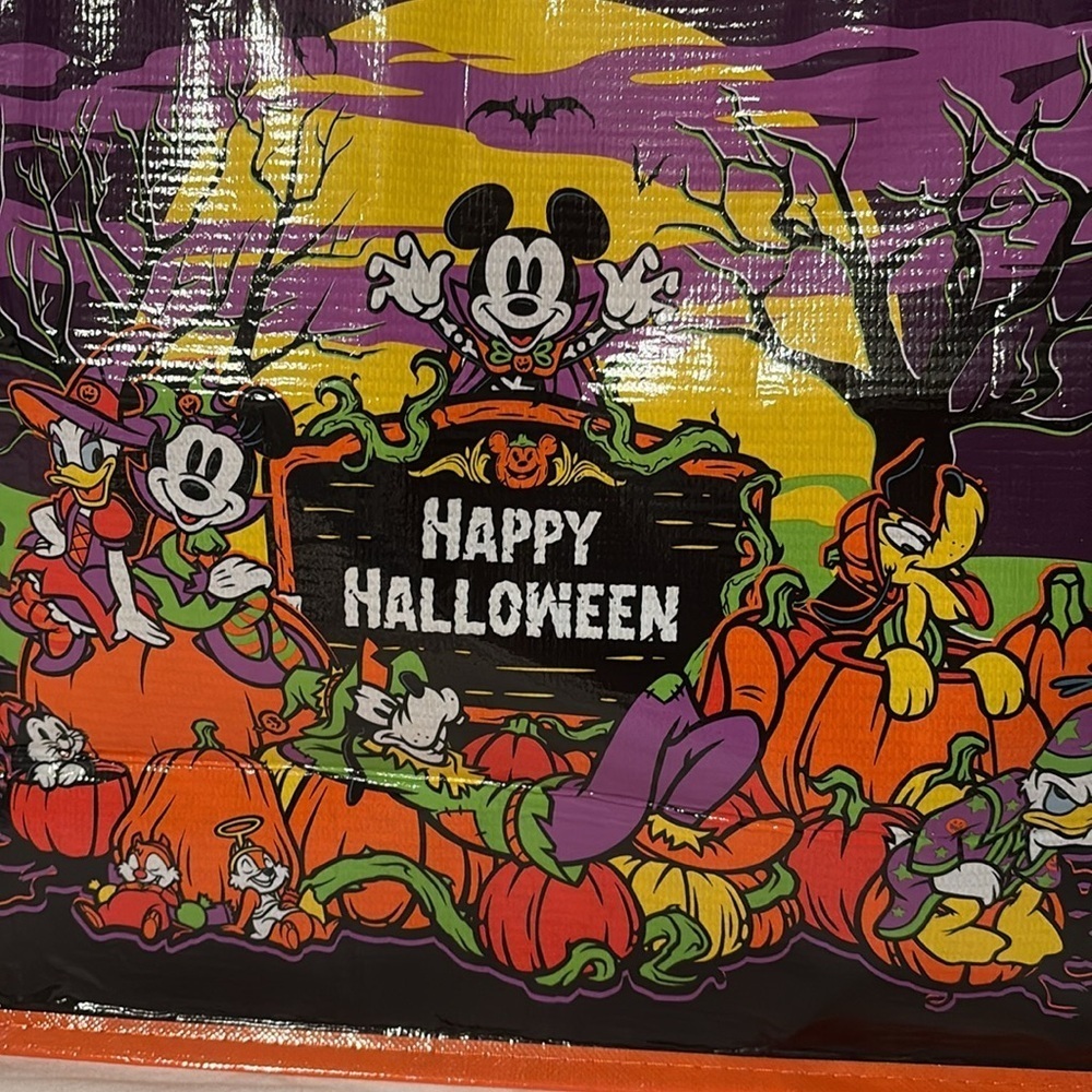 NWT  Disney Parks Mickey’s  Pumpkin Patch 2 Sided Halloween Party Bag- - Picture 12 of 13